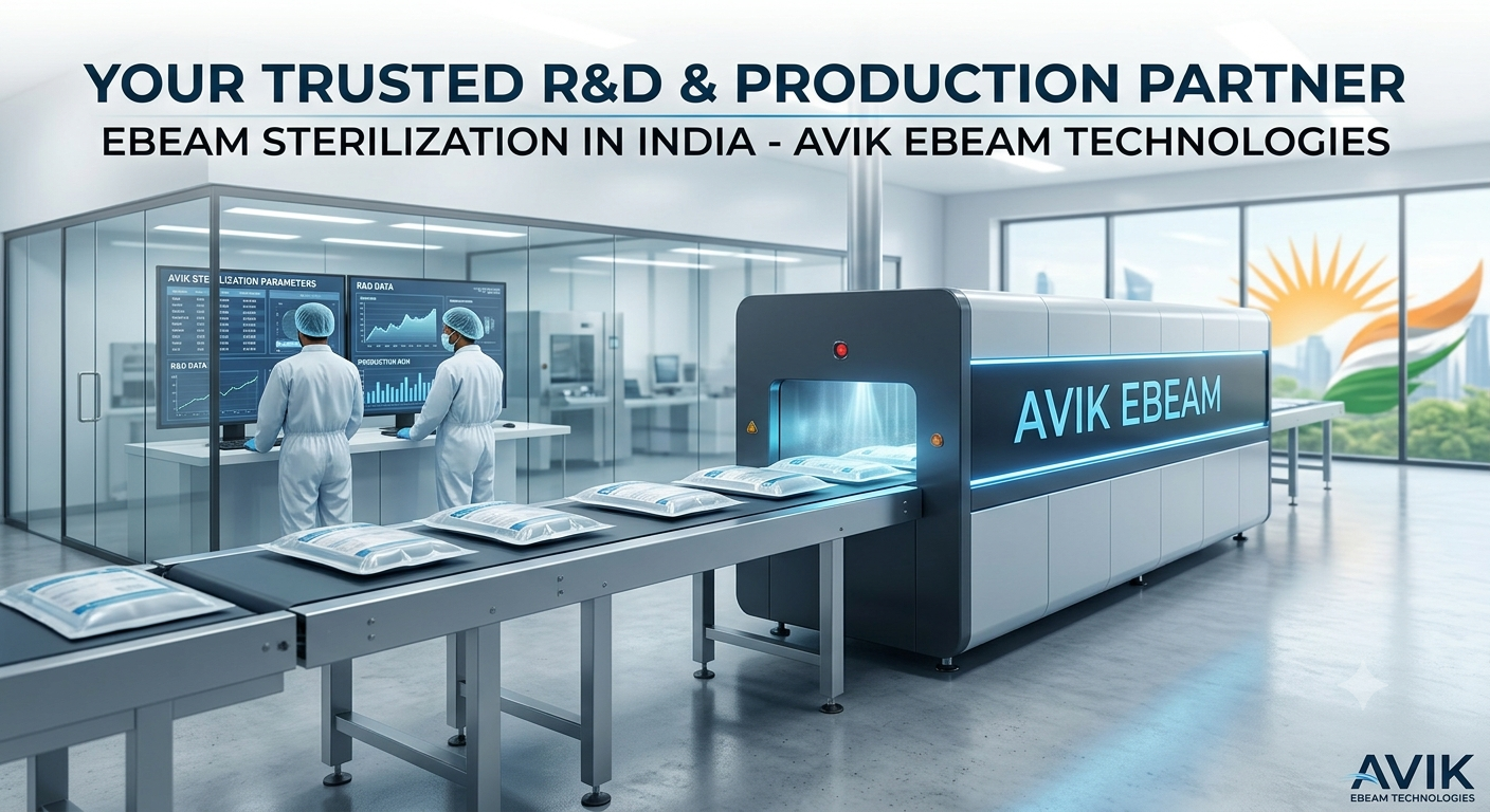 Avik EBeam Technologies ebeam sterilization partner for your RnD and production needs in india